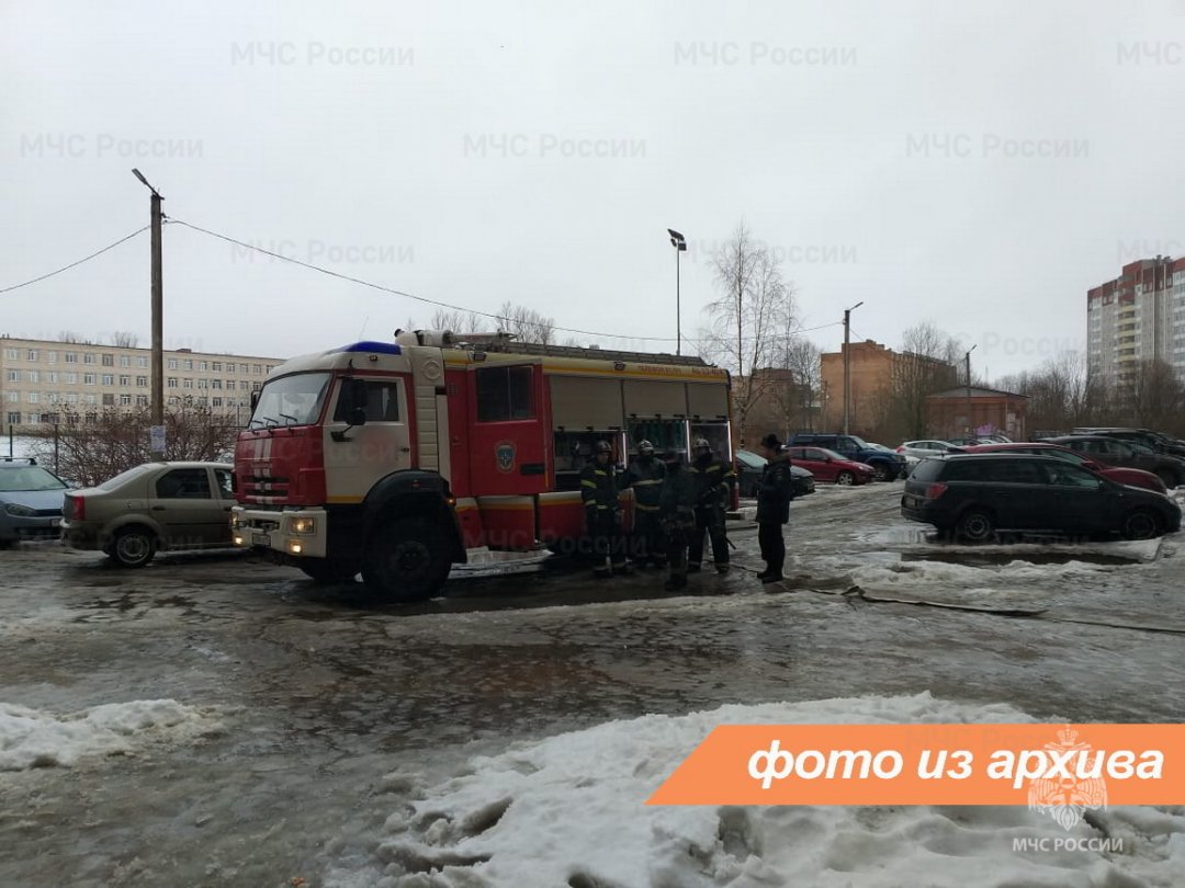 Пожарно-спасательные подразделения Ленинградской области ликвидировали пожар в г. Тосно
